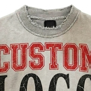 Glory Customised Acid Wash <b>Distressed</b> Printed Tank <b>Top</b> New Trendy Street Wear Style For Unisex Heavyweight Boxy Fit - Product Image 5