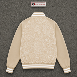 Veste décontractée moderne beige pour homme, veste d'extérieur légère de qualité supérieure avec doublure en sherpa, fermeture éclair, style décontracté pour l'hiver - Product Image 6