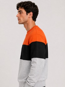 men sweatshirt men crewneck sweatshirt men's pullover sweatshirt men's <b>fleece</b> sweatshirt casual sweatshirt cotton sweatshirt - Product Image 2