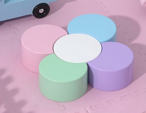 Aire de jeux intérieure pour enfants, blocs souples en plastique, aire de jeux avec bac à sable et voitures pour usage domestique - Product Image 2