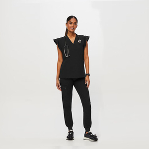 Unisex Nursing Scrubs Uniform <b>Set</b> for Hospital <b>Doctors</b> Nurses Comfortable Medical Workwear Scrub Suit Wholesale Manufacturer - Product Image 2