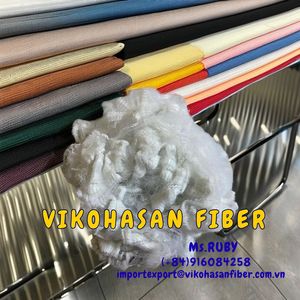VIKOHASAN Fibra de Poliéster Reciclada (6D SD Blanca) Grado GRS PSF Sólida Seca para Alfombras de Automóvil, Cojines y Almohadas Oeko-Tex - Product Image 3