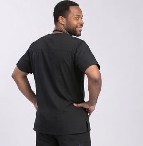 Conjunto de Uniforme Quirúrgico con Cuello en V para Hombre, Camisa Médica de Hospital, Pantalones de Enfermería, Uniforme Médico 100% Poliéster para Hombre - Product Image 4