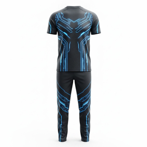 Fábrica de uniformes profesionales de críquet, logotipo personalizado, camisetas de alto rendimiento para equipos de críquet, ropa cómoda y elástica. - Product Image 3