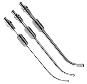 Juego de 9 Cánulas de Succión Sinusal Dentales de Acero Inoxidable de 2.54 mm, Kit de Instrumentos de Cirugía Oral de Precisión para Fluidos Quirúrgicos - Product Image 3