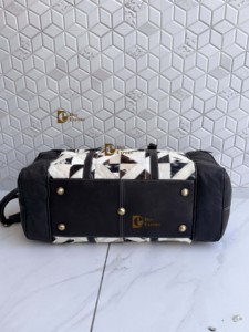 Sacs de voyage en cuir de vachette de haute qualité, sacs uniques conçus par des artisans, sacs de voyage unisexes, sacs de voyage multi-usages, sacs de voyage de grande taille - Product Image 5