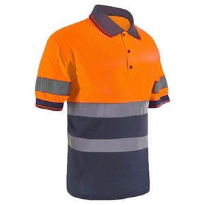 Camisetas Polo Reflectantes de Manga Corta con Cierre de Botones, Color en Contraste, Precio Económico, Ropa de Trabajo - Product Image 5