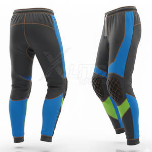 Pantalon de gardien de but de haute qualité pour uniforme de football, construction flexible avec taille ajustable pour les jeunes et les joueurs adultes - Product Image 3