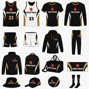 Reversible Basketball Jersey Set Custom Sublimation Youth Basketball Uniform with Shorts Personalized Basketball Equipment - Product Image 1