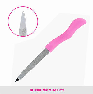 Mini Lima de Uñas Profesional para Manicura y Pedicura, Herramienta de Doble Cara Resistente al Óxido, Reutilizable y Duradera - Product Image 4