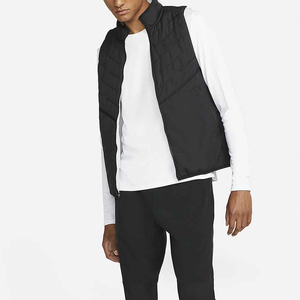 Streetwear Recycled Polyester Puffer <b>Vest</b> <b>for</b> <b>Mens</b> Synthetic Fill Windproof Hooded Embroidery Logo OEM ODM Puffer <b>Vests</b> Bulk - Product Image 6