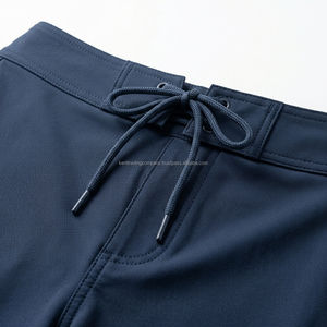 Shorts de bain pour femmes à marque privée, extensibles dans 4 directions, respirants, séchage rapide, légers, avec cordon de serrage, décontractés, pour les vacances à la plage, OEM - Product Image 5