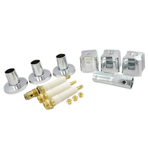 Kit de rénovation de garniture de douche/baignoire en laiton électroplaqué RKB0023 - Design contemporain mural, installation facile pour Kohler Trend - Product Image 3