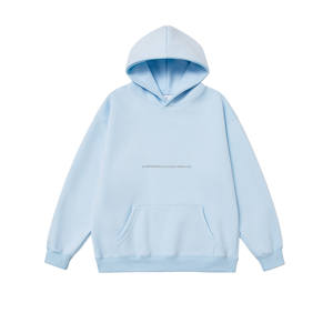 Sweat à capuche pour homme sans cordon avec broderie de logo personnalisé, de haute qualité, en molleton lourd de 450 g/m², pour l'automne - Product Image 5