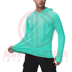 Sudadera con Capucha para Pesca, Corte Regular, UPF 50+, Transpirable, Resistente al Viento, Cómoda de Usar, Proveedor Directo de Fábrica - Product Image 4