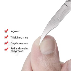 Coupe-ongles professionnels en acier inoxydable sur mesure avec une large ouverture de mâchoire pour le soin des ongles des doigts, réutilisables et durables - Product Image 1