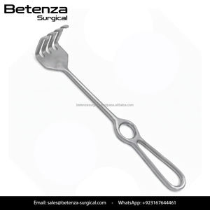 Écarteur israélien à 5 pointes émoussées en acier inoxydable réutilisable, autoclavable - Product Image 5