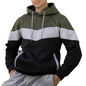 Men's 100% Cotton <b>Blank</b> Fleece Luxury Quality Heavy <b>Weight</b> Regular Fit Custom Print Logo Pocket Design Quick Hoodies Sweatshirts - Product Image 1