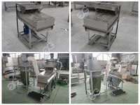 Machine à éplucher et à éplucher les graines d'arachides, rôtir la peau rouge, petite Machine à éplucher les cacahuètes
