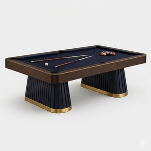 Monarch Designer Pool Table Luxury <b>Custom</b> Billiard Style with Durable High Speed Felt Modern Game Room - Product Image 1