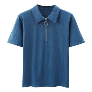 เสื้อโปโลพรีเมียมสำหรับสุภาพสตรี ขายส่ง ปักโลโก้ตามสั่ง ผลิตแบบ OEM ผ้าคอตตอนปิเก้ สำหรับชุดยูนิฟอร์มบริษัทและชุดทำงาน - Product Image 1