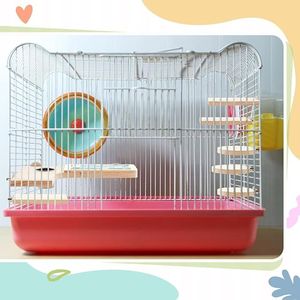Set di 9 Gabbie in Legno con Fori Rotondi per Criceti, Accessori per Piccoli Animali - Product Image 3