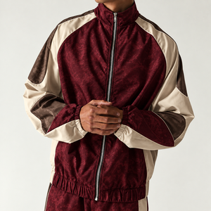 Fabricante de Cortavientos Unisex para Invierno, Resistentes al Agua, con Cuello Alto, para Minoristas de Ropa Deportiva en EE. UU., Suministro con Logotipo Personalizado - Product Image 3