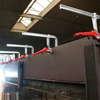 Pince à cliquet réglable de type F OEM, pince à barre métallique avec mâchoires traitées thermiquement, outil à forte adhérence pour le soudage, la construction et l'atelier