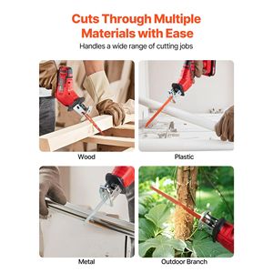 Set di 32 Lame Bimetalliche per Sega a Gattuccio con Attacco Universale, Varie Misure per Metallo e Legno - Product Image 4