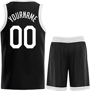 Conjunto de Uniforme de Baloncesto Personalizable, Gris Azul, Malla Sublimada, Nombre del Equipo 00, Unisex Adulto, Ropa Deportiva Transpirable - Product Image 2
