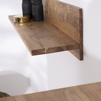 Étagère murale Vandana Urban Edge en acacia Baltik 100 cm