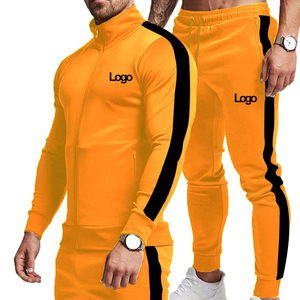 Ensemble de survêtement pour homme, sweat-shirt à fermeture éclair à manches longues et pantalon, ensemble 2 pièces, vêtements de sport pour l'entraînement au football, automne-hiver - Product Image 2