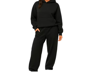 Conjunto Deportivo de Mujer, Color Sólido, Transpirable, Ligero, con Capucha, Manga Larga, Cierre de Cremallera, para Correr, Venta al Por Mayor, Estilo Nuevo Personalizado - Product Image 2