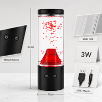 Lampe Volcan Méduse de Simulation en Gros, Veilleuse LED Colorée USB pour Chambre d'Enfant, Cadeau et Décoration Intérieure