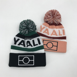 Gorro de Punto Yaali Unisex para Adultos, Cálido para Invierno, Casual, 100% Acrílico, Diseño con Pompón Bordado - Product Image 5