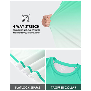 Camiseta de manga larga para hombre con protección UV, para surf, deportes acuáticos, natación y gimnasio. - Product Image 4
