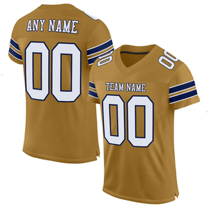Camiseta Deportiva Personalizada de Fútbol Americano, 100% Poliéster, Secado Rápido, Uniforme de Equipo, Manga Corta, Cuello en V, Unisex, Alta Calidad, 3D - Product Image 2