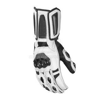 Gants de course pour moto en cuir de vachette de haute qualité, compatibles avec les écrans tactiles - Product Image 5