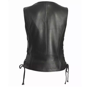 Premium Quality <b>Leather</b> Made <b>Vest</b> Reasonable Price Wholesale Latest Deign Breathable <b>Leather</b> <b>Vest</b> For Online Sale - Product Image 6