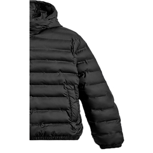 Veste d'hiver décontractée imperméable pour homme, avec col montant, logo imprimé OEM, option grandes tailles, poches, en polaire matelassée 300g - Product Image 4