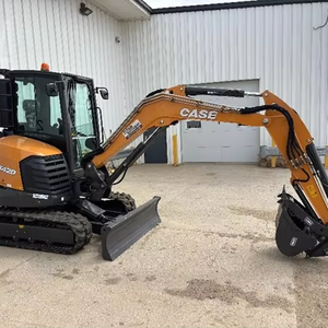 Miniexcavadora CX60C Amarilla, Excavadora Compacta para Construcción y Paisajismo - Product Image 6