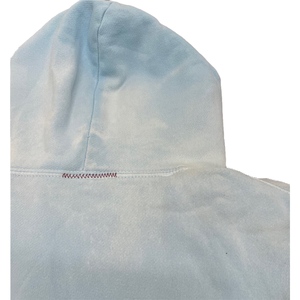 Sweat à capuche personnalisé vintage délavé à l'acide pour homme, en coton épais, coupe oversize, streetwear, bleu uni, fabricant - Product Image 4