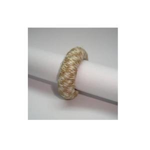 Servilletero de Lujo Moderno y Ecológico con Cuerda Trenzada Dorada y Plateada, Decoración de Mesa para Bodas y Hoteles - Product Image 3