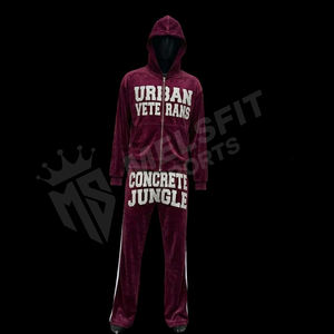 Ensemble de survêtement zippé personnalisé pour homme, style streetwear tendance, deux pièces, confortable pour la gym, le jogging et les activités sportives - Product Image 6