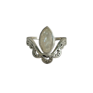 <b>Boho</b> Style Moonstone Fashion <b>Ring</b> 3.5 Grams Weight - Product Image 2