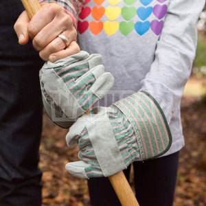 ถุงมือหนังสำหรับงานหนัก เย็บอย่างทนทาน เหมาะสำหรับงานกลางแจ้งและงานช่าง ผลิตในประเทศปากีสถาน - Product Image 4