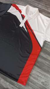 Camisas de Golf Personalizadas para Hombre, Estampado Digital, Verano, Tela de Malla Transpirable, Antiarrugas, con Bolsillo, Estilo Casual, Poliéster/Algodón - Product Image 4