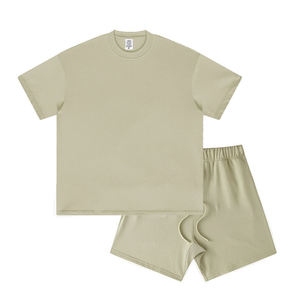 Ensemble T-shirt et Short Streetwear en Coton Lourd 100% Coton, Impression Personnalisée de Haute Qualité, Vente en Gros - Product Image 6