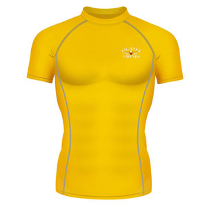 Customized Logo Printing <b>Men</b> <b>Compression</b> <b>Shirts</b> Training & Jogging Wear <b>Men</b> <b>Compression</b> <b>Shirts</b> - Product Image 2