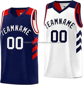 Venta al por mayor de ropa de baloncesto personalizada última camiseta de baloncesto y pantalones cortos de diseño de sublimación Reversible uniforme de baloncesto Jersey - Product Image 1
